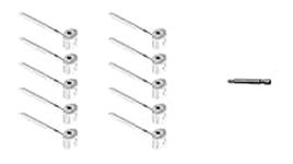 Zipbolt 13.600 UT Railbolt - Connects Staircase Handrails to Balusters Spindles Newels - 10 Pack - Includes 5mm Hex Bit with Quick Release Shank