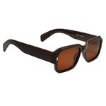 Peter Jones UV Protected Stylish Brown Unisex Badshah Style Sunglasses (13031BW)