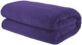 American Bath Towels, Oversized Bath Sheets 40 x 80 in Clearance Prime, 100% Cotton Bath Towel Sheet, Extra Large Bath Towels for Bathroom, Purple