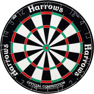 Harrows Wooden Dartboard Cabinet Set – Classic Home Game Accessory