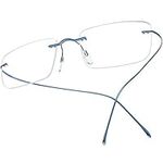 FONEX Titanium Glasses Frame,Rimles