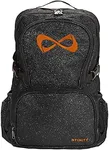 Nfinity Sparkle Backpack for Cheerleaders – Dazzling Glitter Finish, Extra Durable & Lightweight, Ideal for Travel, Fun Outings, and Adventures - Ample Storage with Adjustable Comfort Straps