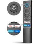 Voice Replacement for Samsung-TV-Remote, Universal Remote for Samsung-Remote-Control-Smart-TV - QLED Crystal UHD 4K Smart TVs