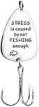 Funny Fishing Lures Gifts for Men Fishing Lures Hooks Keychain with Gift Box for Men Husband Dad Friends Birthday Christmas Gifts