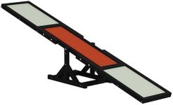 PawHut Wooden Pet Seesaw for Big Do