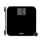 Salter 9049 BK3R Max Digital Bathroom Scale – Weighing Scales For Body Weight, Supersize LCD Display, 250kg / 39st 6 lb, Includes Carpet Feet & Battery, Step On Instant Weight Readings, Compact Design