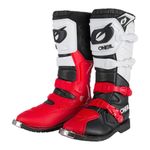 O'Neal | Motocross Boots | Enduro Motorcycle | Comfort due to Air-Mesh-Insole, four buckles, synthetic material | Boots Rider Pro | Adult | Black White Red | Size 39