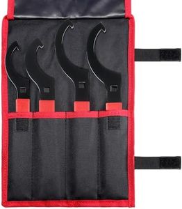 CENFORGE Cenfoge Universal Coilover Adjustment Spanner Wrench Set, 4-PC. Tool Kit for Suspension System and Shock Adjustments, with 3/8" Drive Hole, Universal Fit Most Coilovers Shocks.