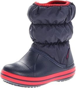 Crocs Unisex Kids Winter Puff Boot, Navy/Red, C7