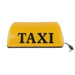 PINZU 12V Car Taxi Bright TOP Board Roof Sign Light Indicator CAB Lamp (Yellow)