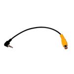 COCAR GPS camera video cable, 2.5mm Aux to RCA female for Rand McNally 1 Feet