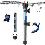 PYPABL 25W 50W 100W 200W 300W Aquarium Heater, Submersible Glass Heater for 10L-300Litres Fish and Turtle Tank (300W for 150-300L)