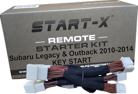 Start-X Remote Starter Kit for Subaru Legacy and Outback 2010-2014 Key Start || Lock 3X to Remote Start || Plug N Play || 2010 2011 2012 2013 2014
