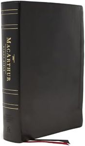 NASB, MacArthur Study Bible, 2nd Edition, Genuine Leather, Black, Thumb Indexed, Comfort Print: Unleashing God's Truth One Verse at a Time