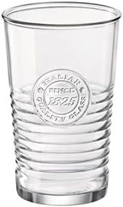 Bormioli Rocco Officina1825 Cooler Glass, 16 oz, Clear (Pack of 6)