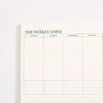 Weekly Planner/Monthly Plan Pad, Te