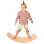 MagicMeadow Sensory Wobble Balance Board | Elevate Education through Autism-Friendly Sensory Play | Unleash Learning Potential. Rocker Board, Natural Wood & Convenient Storage