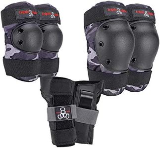Triple 8 Saver Series 3-Pack Pad Set - Charcoal Camo