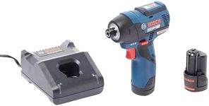 Bosch Professional 12V System GDR 12V-110 Cordless Impact Wrench Includes 2x 3.0 Ah Battery, Quick Charger GAL 12V-40, L-BOXX 102