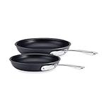 All-Clad E785S264 HA1 Hard Anodized Nonstick Dishwasher Safe PFOA Free 8-Inch and 10-Inch Fry Pan Cookware Set, 2-Piece, Black