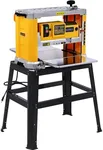 Benchtop Planer, Three-Solid Steel Blade Benchtop Thickness Planer, 20,000 RPM, 15-Amp, Corded, Dust removal system (Planer with Stand)