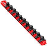 Ernst Manufacturing - 13 Socket Org Red 1/2 Dr Twist Lock Clips (8416)