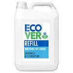 Ecover Washing Up Liquid Refill, Camomile & Clementine, 5L