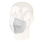 Medisana FFP2 respirator dust mask respiratory mask, RM 100, dust protection mask mouth protection mask 10 pieces individually packed in PE bag with clip - certified CE2834 - EU 2016/425