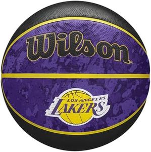 Wilson NBA Team Tiedye Basketball - Size 7-29.5", Los Angeles Lakers