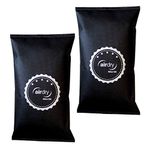 Thomar Airdry Silica Gel Car Dehumidifier, 1.5 kg (2 x 750 g) Dehumidifier Cushion with Silica Gel, Dehumidifier, Black