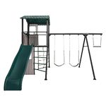 Lifetime Adventure Clubhouse Swing Set Playset