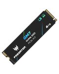 Acer Predator GM7 4TB SSD, M.2 2280 PCIe Gen 4 x4 NVMe 2.0, Read Speed Up to 7200 MB/s, Internal PC Solid State Drive for Laptop, Desktop and PS5 - BL.9BWWR.120