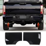 RONGSEN Rear Bumper Trim Kit on Both Sides, for Toyota Tundra 2022-2024. Car Rear Corner Protector Edge Protection Plate, External Upgrade and Modification Accessories (Black)