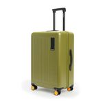 MOKOBARA The Transit Luggage Poly-Carbonate Hard Sided 8 Silent Ninja Wheels for Travelling (So Matcha, Check-in Medium)