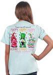 Youth Relaxed-Fit Long Sleeve T-Shirt | Happy Everything | Preppy and Stylish Girls T-Shirt, Time Fries, Medium