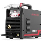 YESWELDER Digital MIG-205DS MIG Welder,200Amp 110/220V Dual Voltage MIG Welding Machine, Gas/Gasless MIG/Lift TIG/ARC 4 in 1 Welder