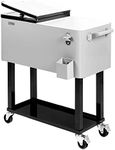 VINGLI 80 Quart Rolling Ice Chest, 