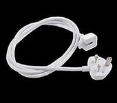 UK Power 3 prong Adapter Extension cable leader for Apple MacBook Air mac Pro Mag safe