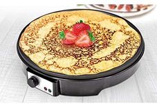 Trendi® 1000W Electric Pancake & Crepe Maker with 12" Non Stick Hot Plate and Free Utensils