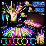 100pcs Premium 8 Inch Glow Sticks W