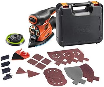 BLACK+DECKER Multilevigatrice 4 in 1 Autoselect® con 18 accessori. Potente motore da 220W. KA280K-QS