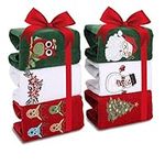 Christmas Kitchen Towels Set of 6, 