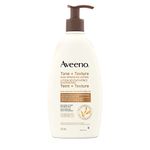 Aveeno Tone and Texture Daily Renewing Lotion, Fragrance-Free, Dry Skin & Keratosis Pilaris, Oat Extract, Vitamin B3, 532-mL