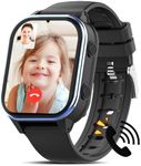 AXYWINBO Kids Smart Watch, 1.85 inch 4G Smartwatch Phone HD Video & Phone Call, 900mAh Battery, Kids GPS Watch with Real-time Locating, WIF/Bluetooth/SOS School Mode Music, Birthday Toy Gifts, Black