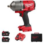 Milwaukee MWM18ONEFHIWF34-502X M18 One Key 3/4 Drive High Torque Gun Kit, 18 V, Multi