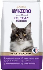 Grain Zero Benotinte Cat Litter (for Multiple Cats), Lavender Flavor 8 kg