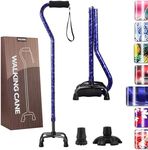 YOKABOZE Quad Cane for Women 4 Pron