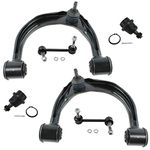 TRQ Front Control Arm Ball Joint Stabilizer Sway Bar Link Suspension Kit Set 6pc for 2005-2015 Toyota Tacoma