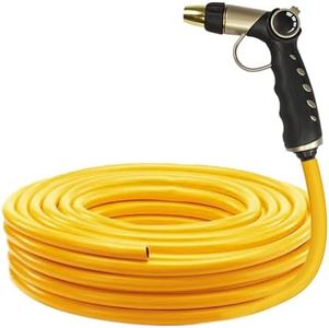 Sharpex Professional Thumb Control Garden Hose Nozzle with Hose Pipe | 10 MT 0.5 Inch Nozzle with Adjustable Watering Patterns and Front Trigger | Suitable for Watering Lawn and Garden