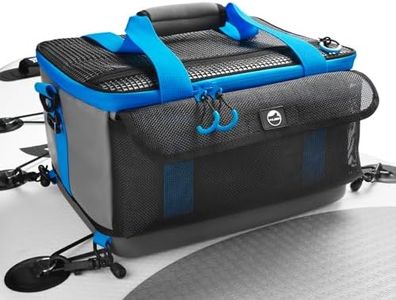 YVLEEN Paddle Board Cooler, Upgraded Waterproof Hard Bottom, SUP Cooler Durable PVC Material Paddle Board Deck Bag with Mesh Front Pocket, Super Capacity for paddleboards and Kayaking Accessories